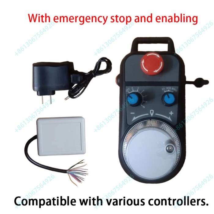 Mach3 wireless electronic handwheel support 6axis CNC engraving machine processing center common co