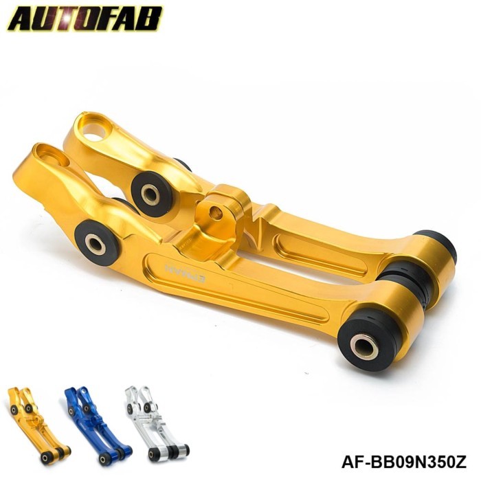 CNC Billet Upgrade bushing Front Lower Control Arm For Nissan 03-07 350Z For Infiniti G35 Blue/Silv