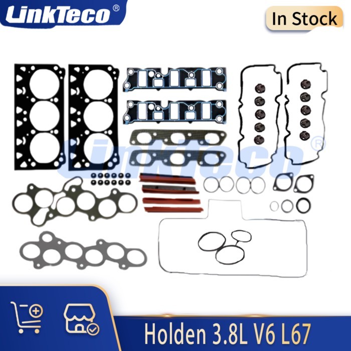 Engine Full Gasket set Fit 3.8 L V6 GAS L36 For 97-04 GMC Holden Commodores VT VX VY Calais VT VX V
