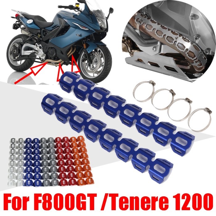 Exhaust Muffler Pipe Heat Shield Protective Cover Protector For BMW F800GT F800 GT F 800 GT Yamaha