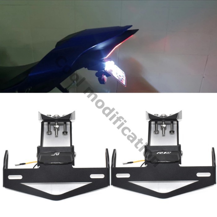 Registration License Plate Frame Holder For YAMAHA YZF-R1 YZF-R1M YZF-R1S YZF R1 R1M R1S 2015-2020