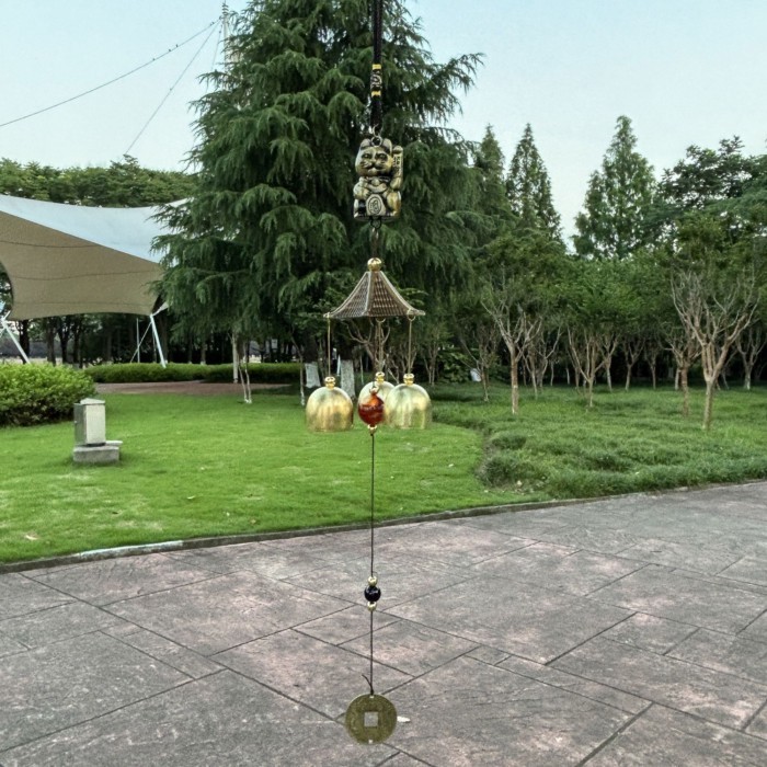 l ขนาดใหญ่ WIND CHIME Courtyard กลางแจ้ง WIND CHIME จี้ระเบียงลาน WIND CHIME ตกแต่งบ้าน Store Fortu
