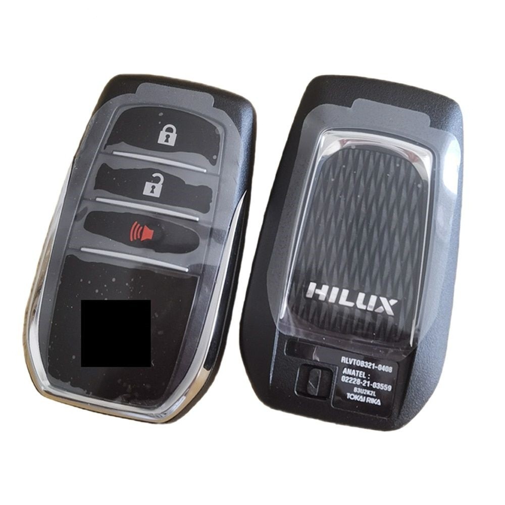 Original 3/4 ปุ่มสมาร์ทรีโมทคอนโทรลกุญแจรถสําหรับ Toyota Fortuner SW4 Hilux SRV 433 434Mhz 8A ชิป BM