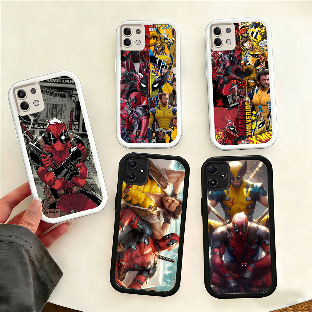 WB36 Deadpool Wolverine สําหรับ Hp ชุบ Xiaomi Redmi Poco A1 14 14C 11A C75 NFC C65 A3 14T A2 12C 9C 