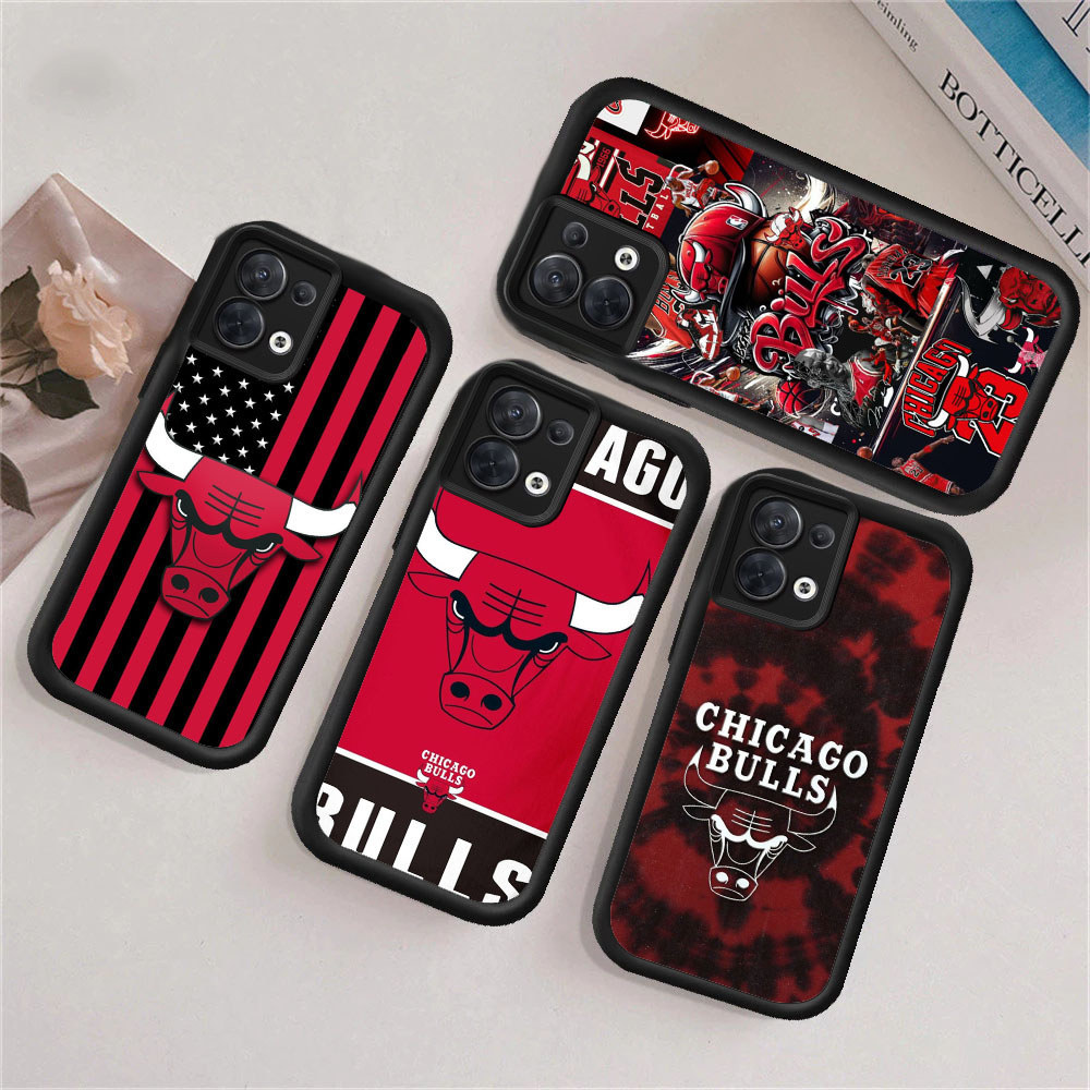 WB25 Bulls ทีมสําหรับ Hp ชุบ OPPO Reno 8T 8 5 8Z 6 7 7Z Lite 5G วัสดุ TPU