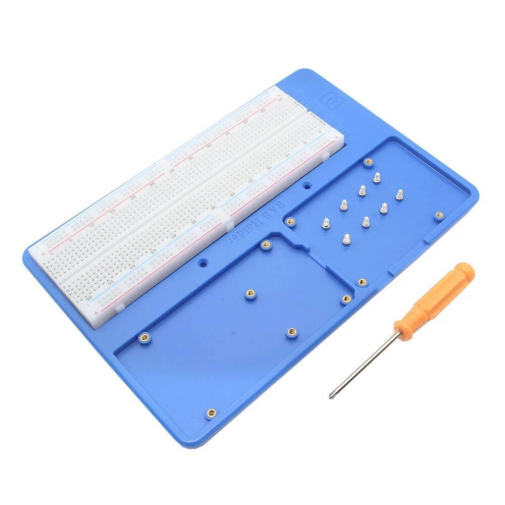 Raspberry Pi RAB ผู้ถือ Breadboard ABS กรณีการศึกษาแพลตฟอร์ม w/ 830 Breadboard สําหรับ Arduino UNO M