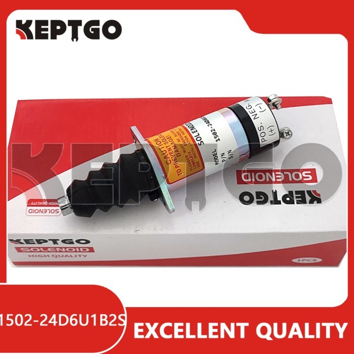 24V 1502-24D6U1B2S1 Fuel Shut Down Stop Solenoid 1500-2052 24V