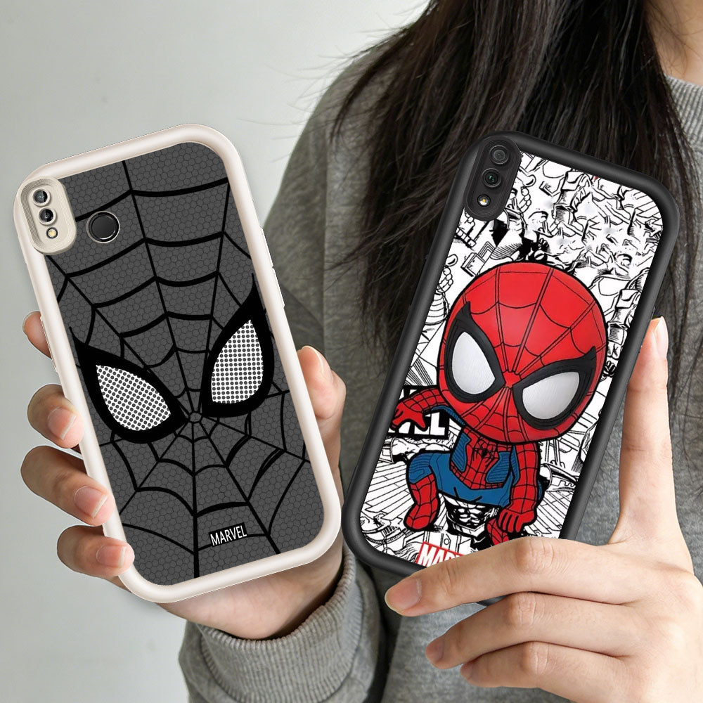 TT-56 เคสโทรศัพท์แบบบาง Spider-Man น่ารัก VIVO Y91 Y66 Y400 V9 Y81 Y91i Y93 Y91C Y81S Y95