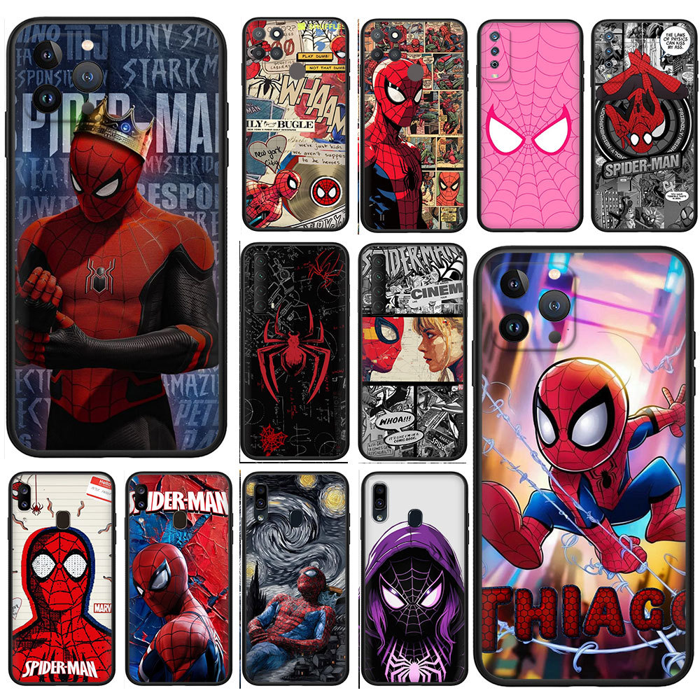 พร้อมสต็อกเคสโทรศัพท์สําหรับ Huawei Y6P Y7A Y8P Y9A Y7 2019 Y7 Prime 2018 K6C9 Spider-Man