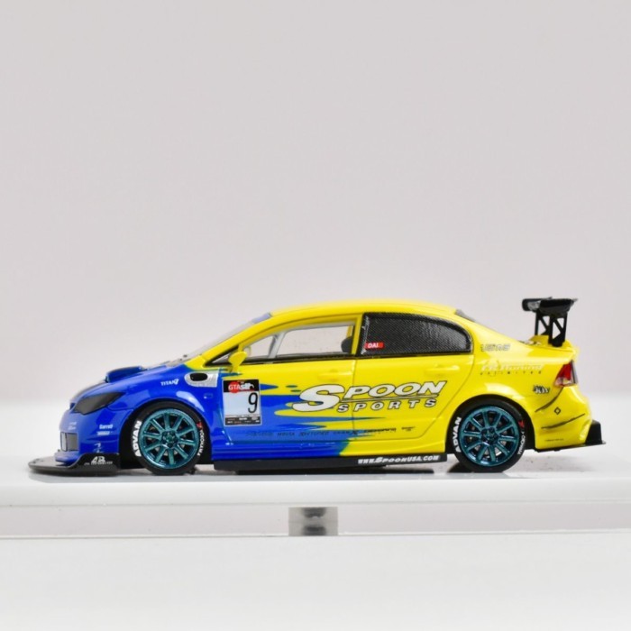 Onemodel 1:64 本田 思 液 FD2 Spoon Sports 树汽车摆件模型