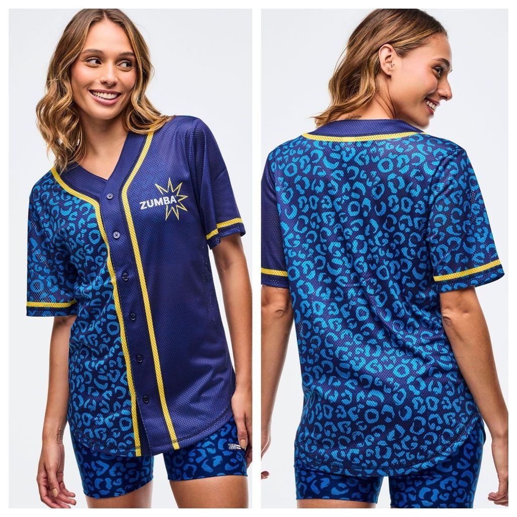 Zumba Zumba ชุดออกกําลังกายกีฬาชุดลําลองสีจับคู่ชุดเบสบอลเสื้อสเวตเตอร์ถักด้านบน 1009