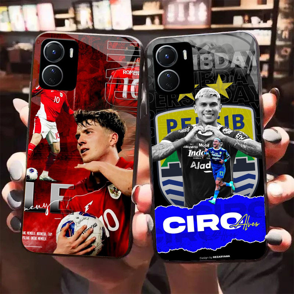 HW-23 Ole Romeen ทีมชาติอินโดนีเซีย photo Glass Casing สําหรับ VIVO iQOO Y01 Y15S U5X Z9X Y56 Y17S Y