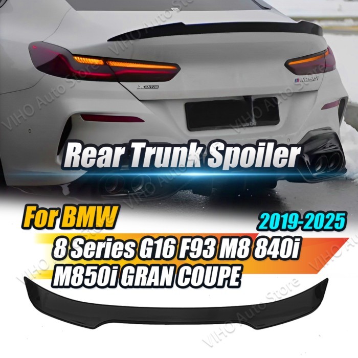 For BMW 8 Series G16 840i M850i Gran Coupe F93 M8 2019-2025 Car Rear Roof Sport Spoiler Tail Wing T