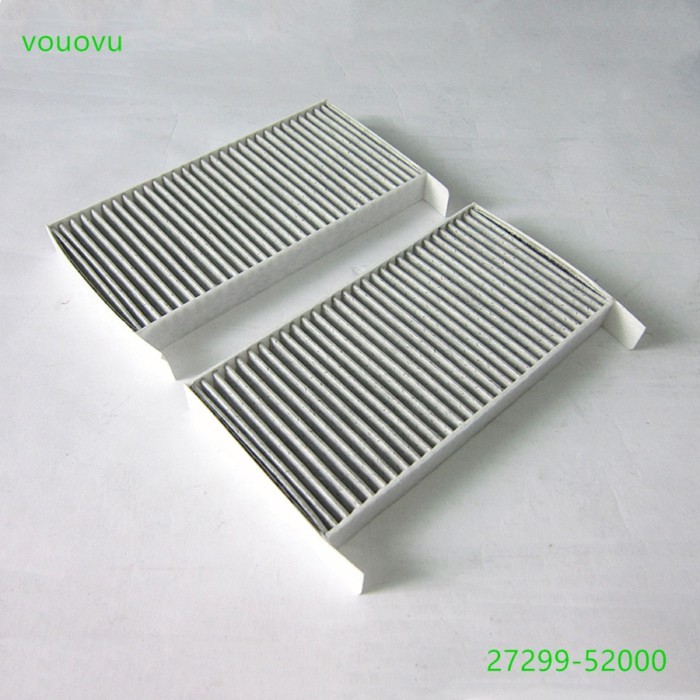 Car accessories 27299-52000 PM 2.5 A/C cabin air filter for Nissan Quest V42 3.5L 2003-2009