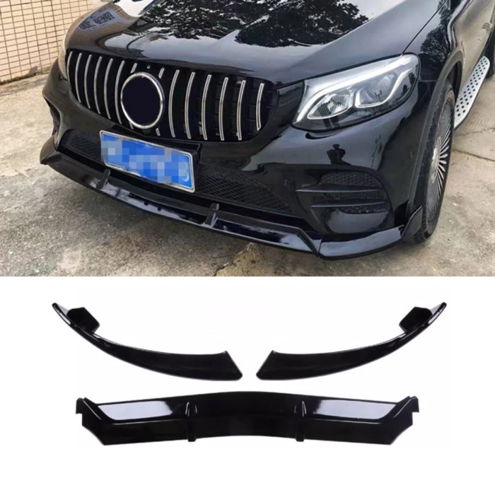 Front Bumper Lip Splitter Spoiler Tuning Body Kit For Mercedes Benz GLC X253 W253 COUPE GLC200 GLC2