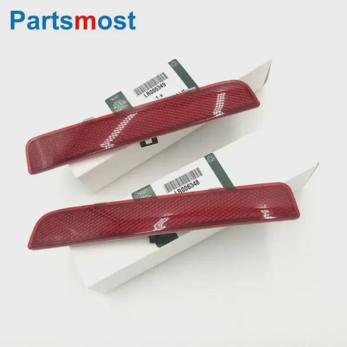 Rear Bumper Red Reflector for Land Rover Freelander 2 Range Rover L322 2003-12 Bumper Styling Lamp