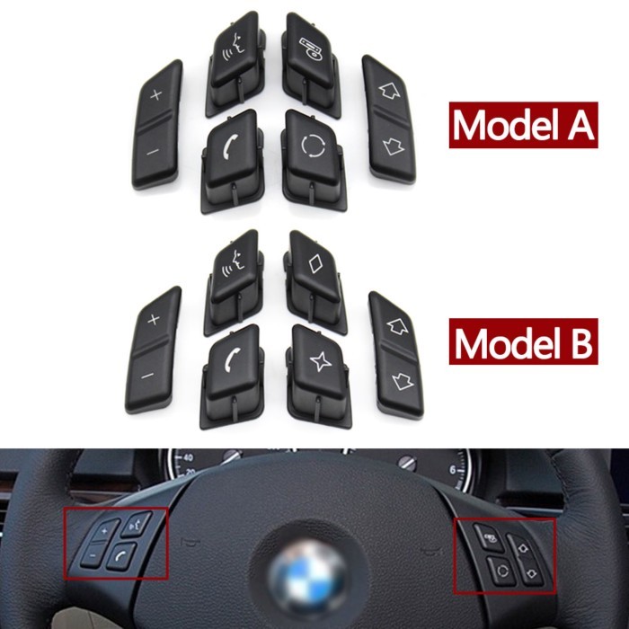 Car Interior Accessories Steering Wheel Buttons Control Switch Key Replacement For BMW 3 Series X1