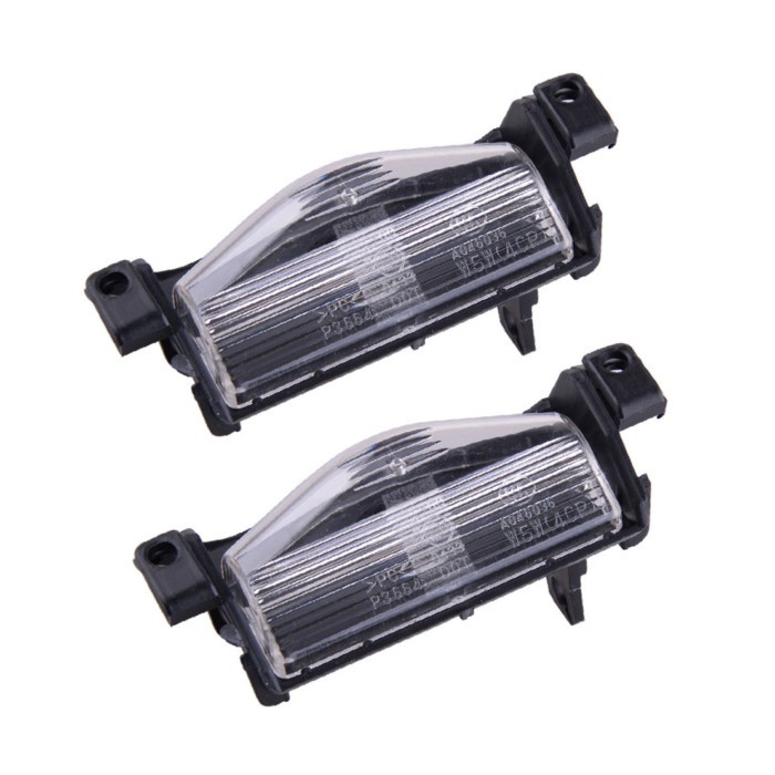 2 Pcs Car License Plate Lamp Light Shell Cover for 2 3 M2 M3 2011-2013 BP4K-51-274 BBM4-51-274 BS1E