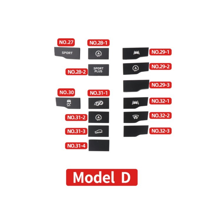 Multi-Function Buttons For Porsche Cayenne Macan Panamera Air Conditioner Control Button Model Butt