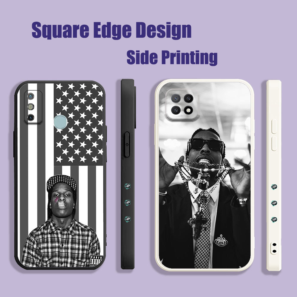 เคสสําหรับ OPPO A5 A52/A72/A92 A59/F1s F7 32/A53 A9 A37/Neo 9 F11 Pro Asap Rocky แฟชั่น ZJQ56 เคสโทร