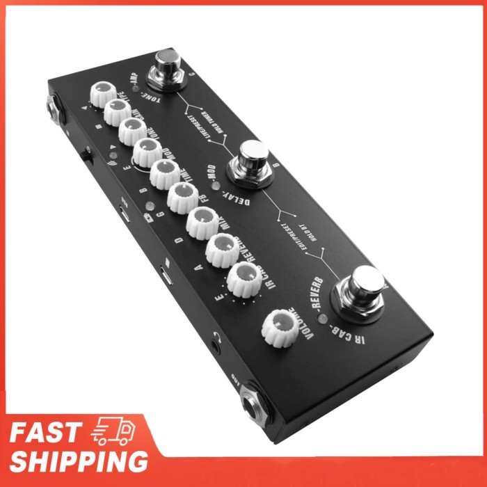 CUVAVE CUBE BABY Electric Guitar Combined Effect Pedal with Wireless Music Playback Phone Recording