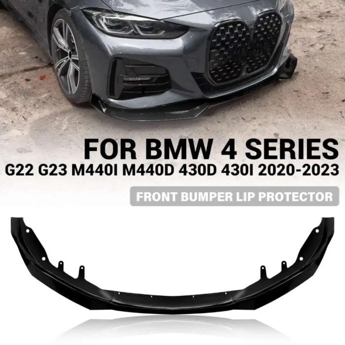 For BMW 4 Series G22 G23 2 Door M440i M440d 430d 430i 2020-2023  Front Bumper Splitter Lip Car Diff
