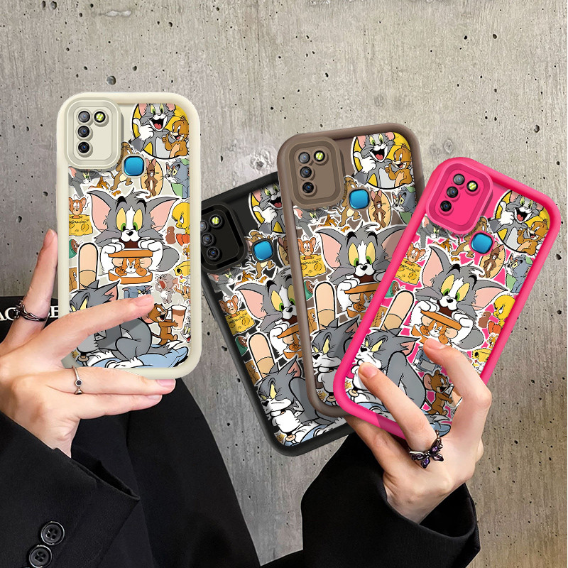 การ์ตูนตลก Tom Jerry Hide-and-seek น่ารักเคสโทรศัพท์สําหรับ Infinix X650B X655F X655C X657B X657C X6