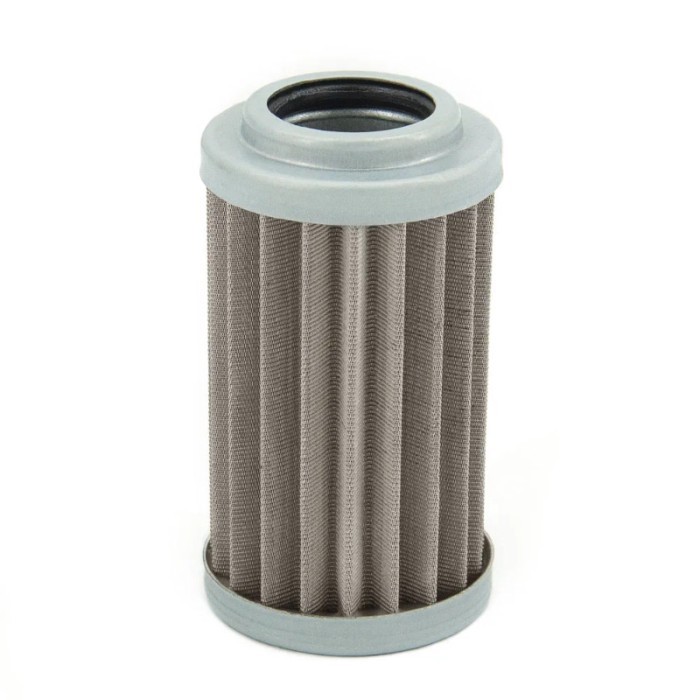 Stainless Steel 100 micron Mesh Fuel Filter Element E85 GAS Each Fuel Filter AN6 / AN8 / AN10 Inlin
