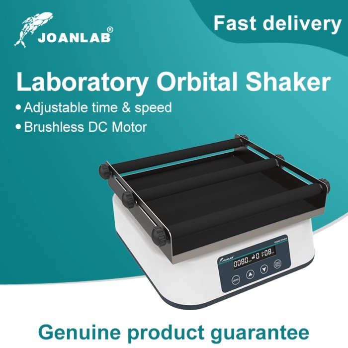 JOANLAB Orbital Shaker Digital Display Orbital Rotator Shaker Laboratory Adjustable Speed 200rpm SK