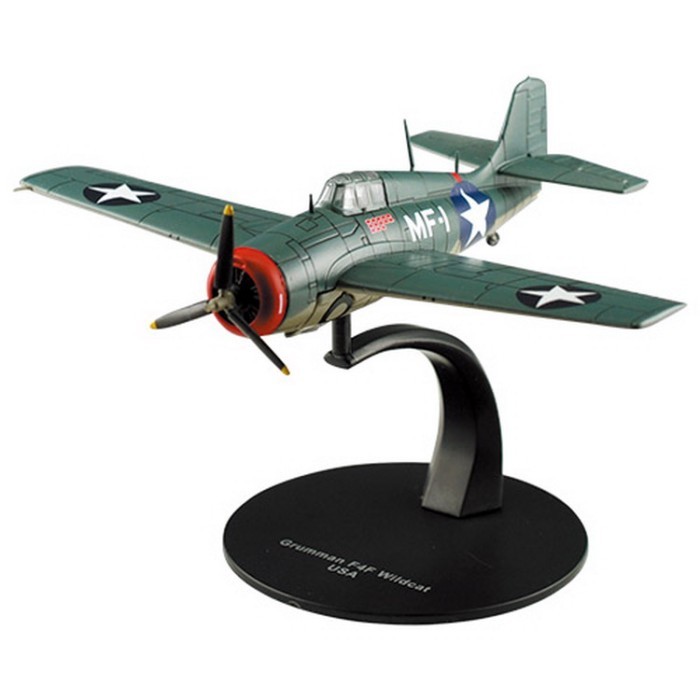 DeAGOSTINI Masterpiece Aircraft 1/72 No.18 American F4F Wildcat Fighter สําเร็จรูปรุ่นรถใหม่เอี่ยม