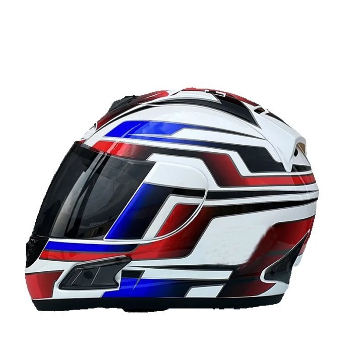 DOT Approved Racing Helmets Full Face Helmet For Open Face Vintage Motorcycle Helmets Top ABS Mater