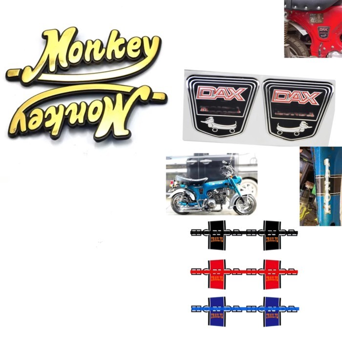 Motorcycle Motorbike 3D Sticker Graphics For Honda Z50 Z50J 50CC Monkey DAX CT70 Parts Accessories