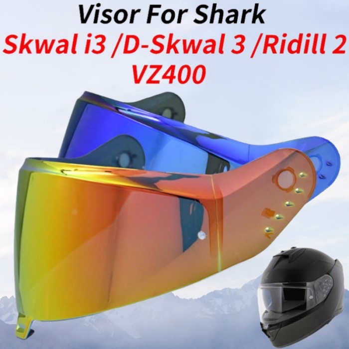 VZ400 Visor For Shark Skwal i3 D-Skwal 3 Ridill 2 Helmet Visors Replacement Lens Accessories Capace