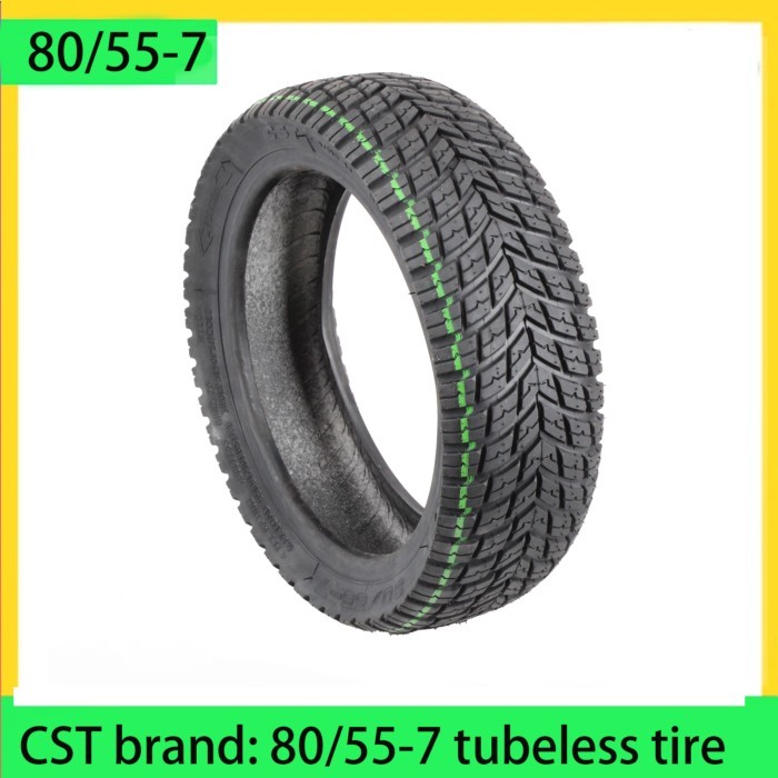 Original 80/55-7 Tubeless Tire 10.5*3.0 City Road Tyre For Ninebot P65D Electric Scooter Front Rear