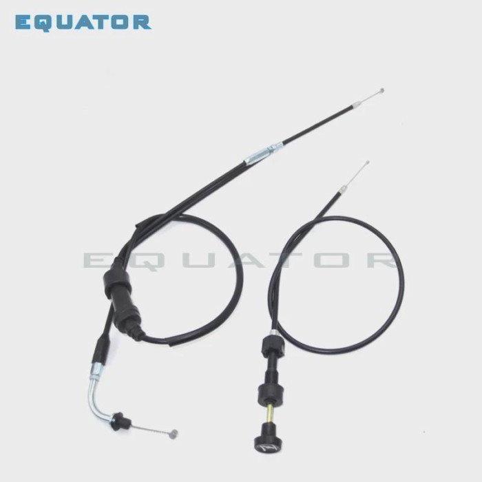 Motorcycle pw50 parts THROTTLE  CHOKE CABLE ASSEMBLY For YAMAHA PW50 KIDS pit Dirt Bike Parts Y-ZIN
