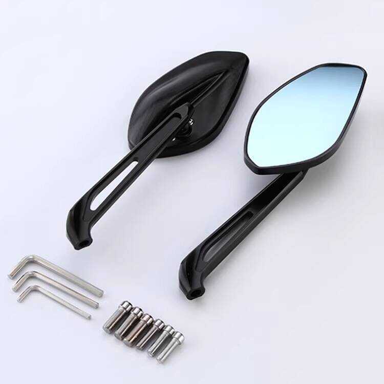 Benelli Ducati Harley Motorcycle Modified rizoma กระจกมองหลังกระจกมองหลังกระจกสะท้อนแสง/คู่