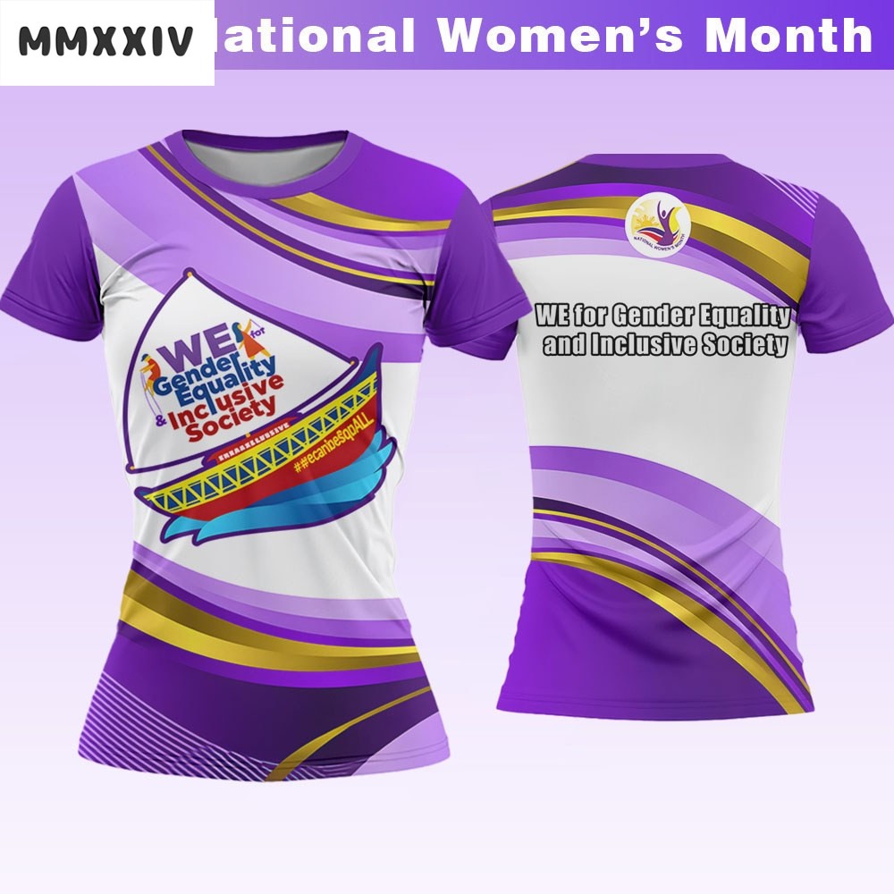 Respect ผู้หญิง2026 ผู้หญิงs เดือนเสื้อระเหิดผู้หญิงs เดือนเสื้อยืดแขนสั้น O-คอ Top Vibrant FSS ระเห