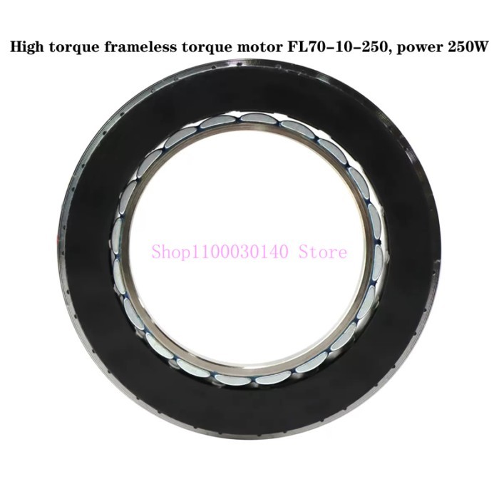 250W 0.66N.m 48V high torque frameless torque motor FL70-10-250,  Rated speed: 3650RPM