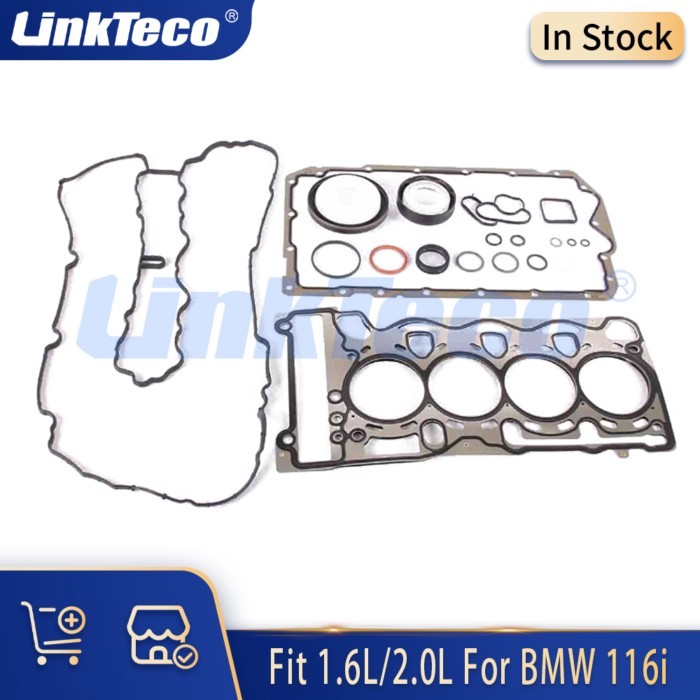 Engine parts Head Gasket Kit Oil Pan Gasket Fit 1.6L 2.0L GAS DOHC For BMW E90 E91 E92 E93 116i 118