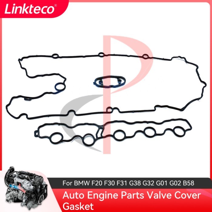 Car Engine Valve Cover Gasket Set For BMW X3 X4 340i 440i 540i 640i 740i M140i M240i 3.0 L l6 GAS D