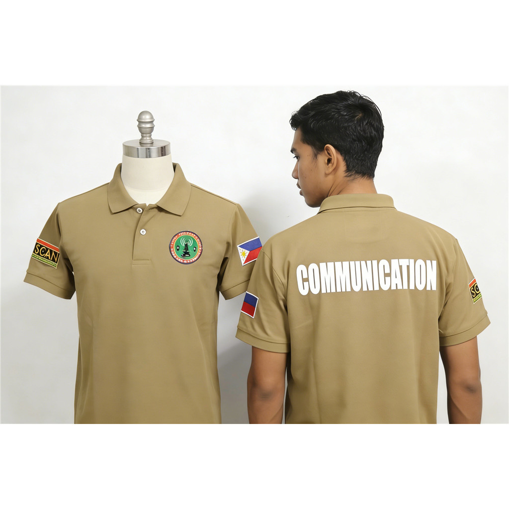 สแกนการสื่อสาร Tybe B Uniform การปรับแต่งฟรีชื่อและโลโก้ 3ea Bcc