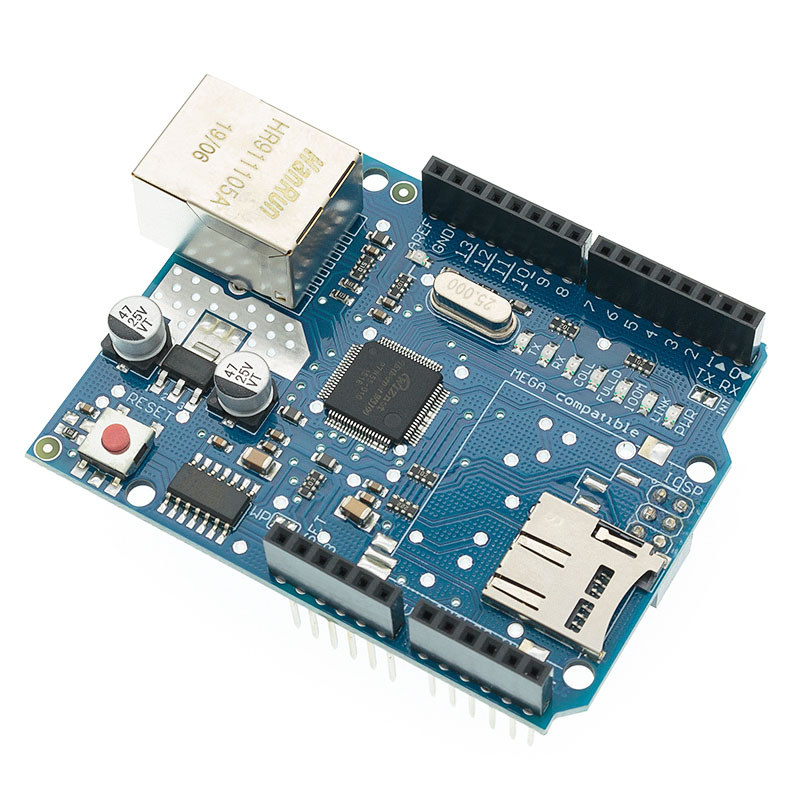 UNO Shield Ethernet Shield W5100 UNO Mega 2560 1280 328 UNR R3 เท่านั้น W5100 บอร์ดพัฒนาสําหรับ Ardu