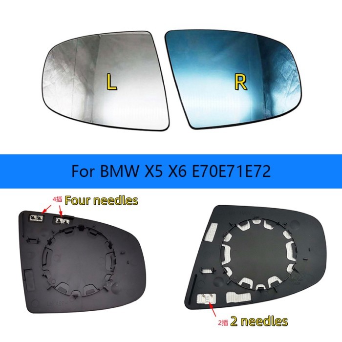 Car Left/Right Side Heated Mirror Glass for BMW X5 X6 E70E71E72 mirror rear-view mirror glass heati