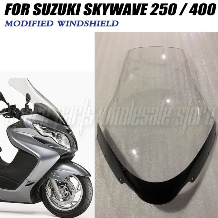 New For Suzuki Skywave 250 / 400 Skywave250 Skywave400 Modified Windshield Front Windshield Modifie