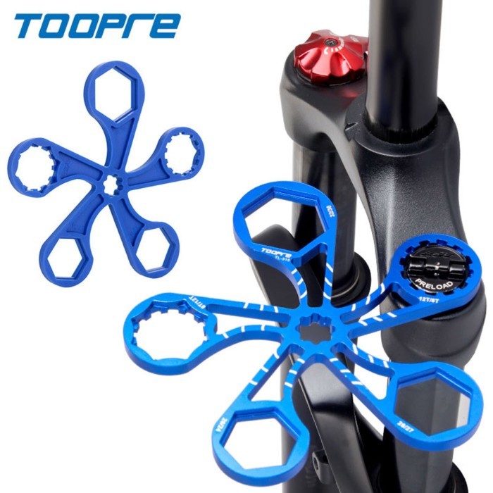 MTB Bike Bicycle Suspension Front Fork Cap Wrench Tool 8T/12T For SR Suntour XCR/XCT/XCM/RST 24/26m