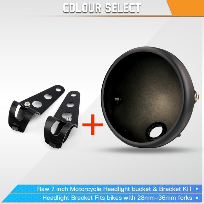 Universal Bucket Shell Lighthouse 7 7INCH Motorcycle Headlight Cover For LED Headlight Housing Adju