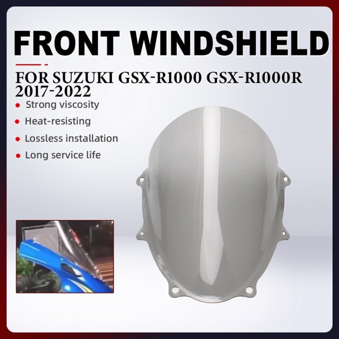 Motorcycle Fairing Front Windshield For SUZUKI GSX-R1000 GSX-R1000R GSXR1000 GSXR1000R K17 2017-202