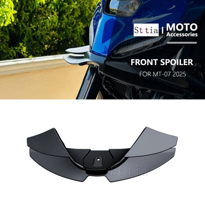 Fit For MT07 MT 07  2025 Motorcycle Downforce Winglet Aerodynamic Wing Front Spoiler Kit New Access