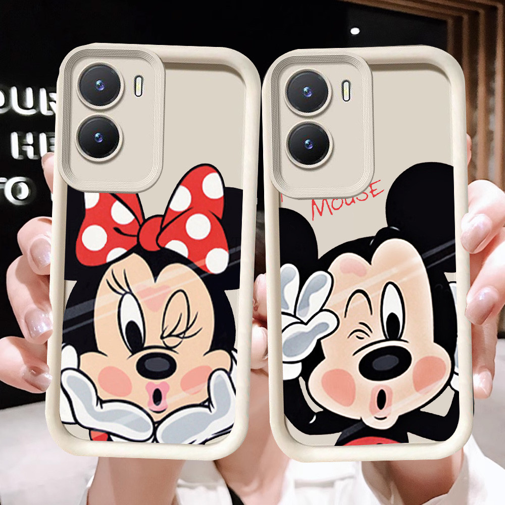 N-6 Mickey Soft Casing สําหรับ VIVO Y16 IQOO Z9X Y56 Y02S Z9 5G
