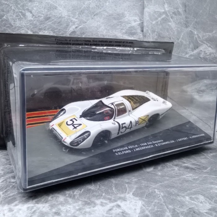 IXO 1/43 Porsche 907LH #54 1968 24H Racing Model Alloy Limited Edition Car Model
